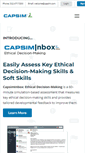 Mobile Screenshot of capsim.com